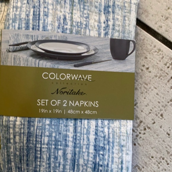 COPY - New🌺bed bath and beyond 9 noritake set of 2 napkins - Picture 2 of 2